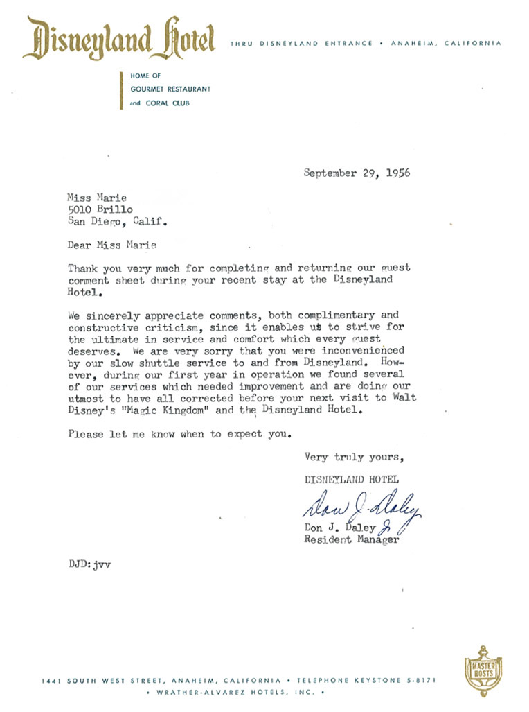 customer service letter