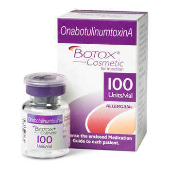BOTOX vial and manufacturer box