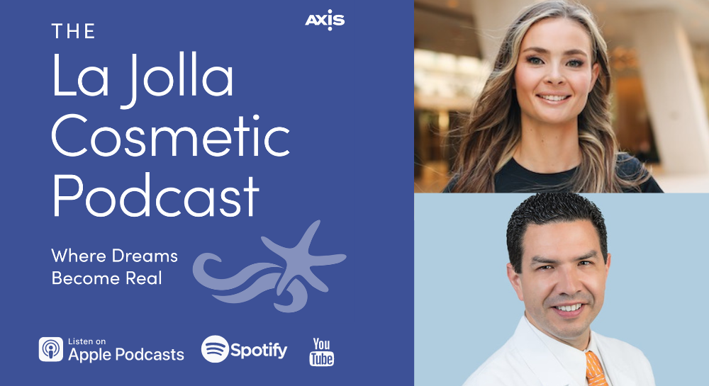 [The La Jolla Cosmetic Podcast | Where Dreams Become Real] Board-certified plastic surgeons Dr. Anna Steve (top) and Hector Salazar-Reyes (bottom)
