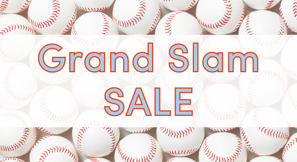 Baseballs in background [Grand Slam SALE]