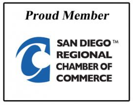 Proud Member of San Diego Regional Chamber of Commerce