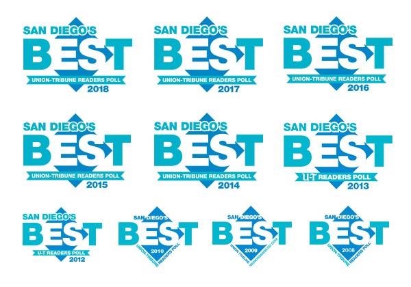 San Diego best cosmetic surgery group award LJC best cosmetic surgery in san diego practice ten times