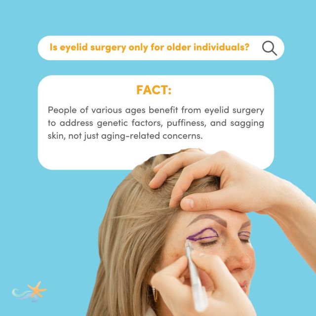 Eyelid surgery isn’t just for older people who want to lift sagging skin. It can also be beneficial for younger folks who want to touch up on non aging-related concerns! 👁️💛
.
#eyelidsurgery #blepharoplastysurgery #surgerycenter #