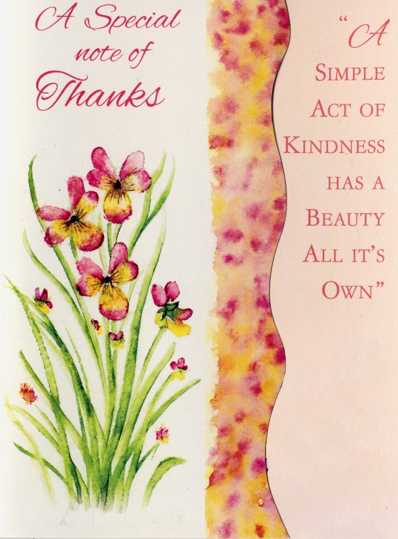 Thank You Card