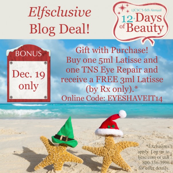 12+ Days of Beauty Exclusive Deal for December 19, 2014
