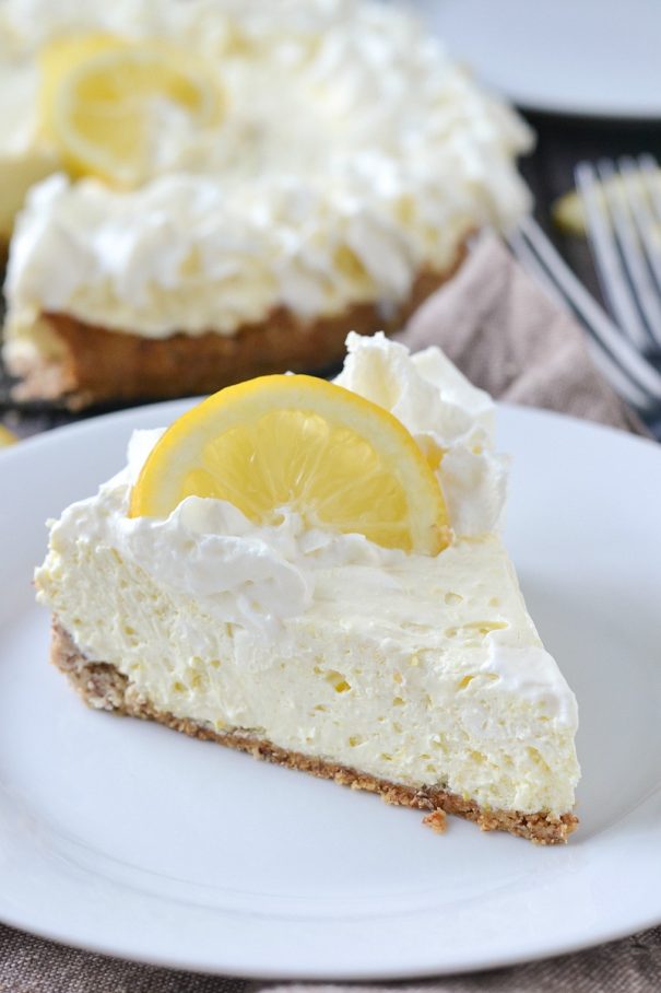 low carb lemon cheesecake